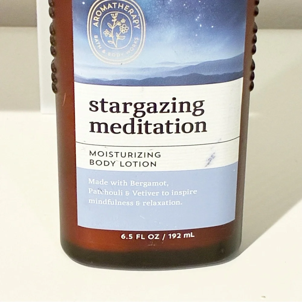 Bath & Body Works Stargazing Meditation‎ Body Lotion Bergamot Vetiver Patchouli